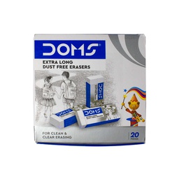 [3435] Borrador extra long DOMS cajita de 20pcs