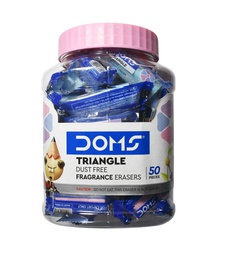 [3480] Borrador triangle dust free DOMS frasco de 50pcs