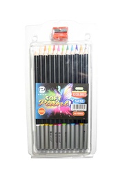 [SA12] Color largo mina 4mm Soft Paint Benma de 12 Colores + 1 tajador