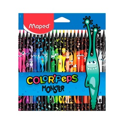 [862624] Color largo peps monster Maped 24 colores