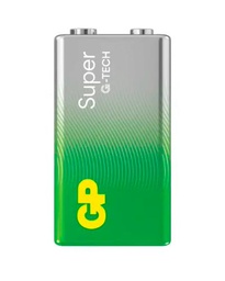 [GP1604A-5U1] Bateria GP Super ALKALINE 9V Larga Duracion